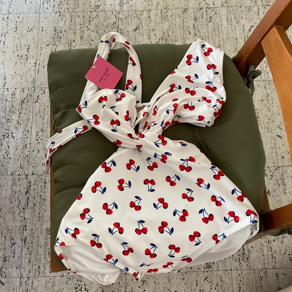 NWT Kate Spade Cherry Onepiece - Picture 2 of 6